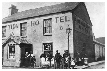 Gwesty'r Junction, Abercynon tua 1900