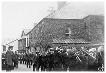 Doctor Bank's House - Ty Mawr during the Civic Sunday March circa 1930