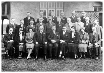 Officials and Executive Committee of the Three Valleys Festival, 1932 