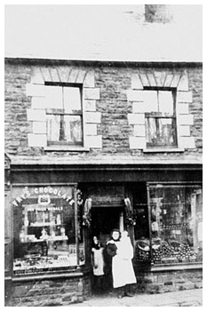 One of the early shops of the new village of Penrhiwceiber