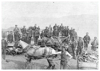 Ton Pentre miners Circa 1890