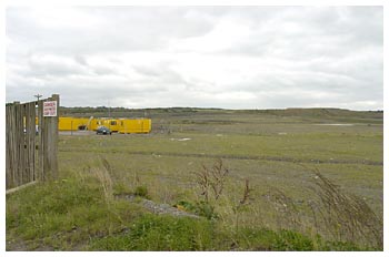 The site of the old opencast mining operations which is in the process of being turned into a huge film making complex. One of the largest outside of the USA