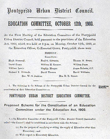 Education Committee, October 12th, 1903