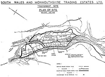 South Wales And Monmouthsire Trading Estates Ltd. Plan Of Site