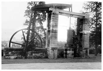 The pumping beam engine from Gellwion Colliery