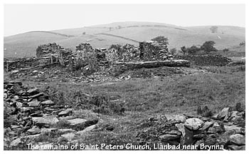 The Remains Of Saint Peters Church, Llanbad Near Brynna