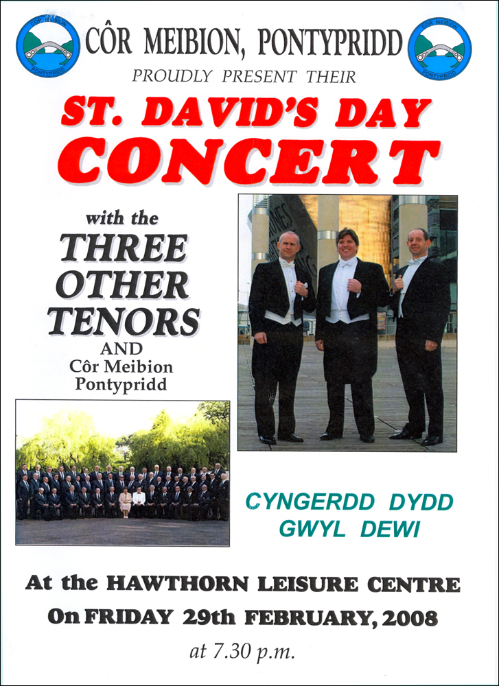 St Davids Day 2008 Concert Programme